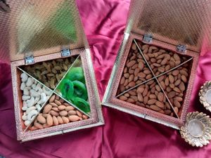 A1 Quality Decorative Dry Fruit Box with Freebie