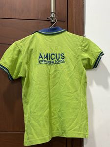 Men's Lime Green Polo T-Shirt
