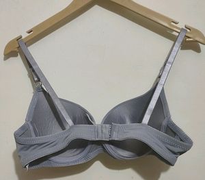 Grey Padded Bra