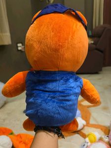 Cute Orange Bear Plush Toy