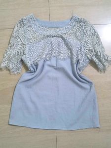 Elegant Lace Detail Top