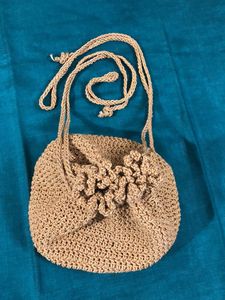 Boho Crochet Shoulder Bag - Potli