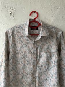 Men's Casual Printed Long Sleeve Shirt