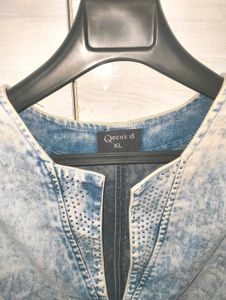 Denim Vest - Shrug Jacket