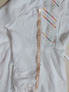 Kurti Frock Style Pure White