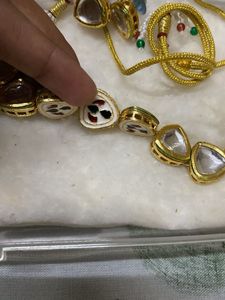 Kundan jewellery set