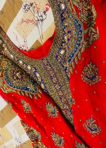 Punjabi pure handwork suit