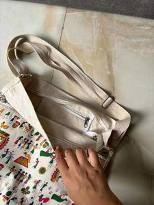 Tote Bag with Folk Art Print