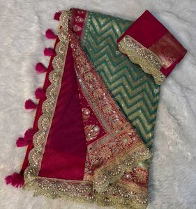 Stylish Banarasi Silk Georgette Saree