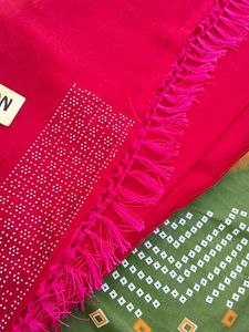 Gorgeous Red Embellished Dupatta