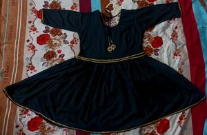 Anarkali Kurti And Dhoti Shalwar Set😳