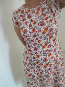 Floral Print Casual Dress
