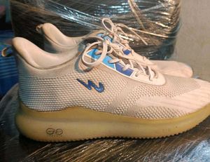 'Campus' White Sneakers