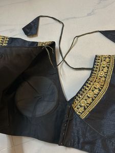 Black Embroidered Blouse