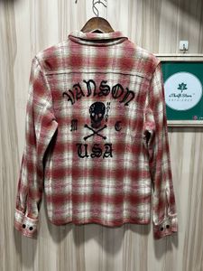 Vanson Leathers Plaid Flannel Shirt
