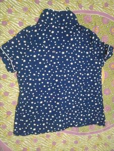 Star Print Sleep Shirt