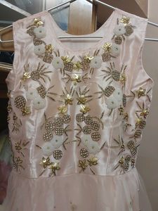 New Pearl Embroidery Gown