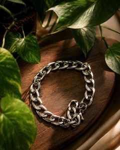 Chunky Silver Chain Bracelet(Anti-tarnish)