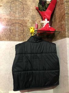 Black Puffer Jacket Sleeveless