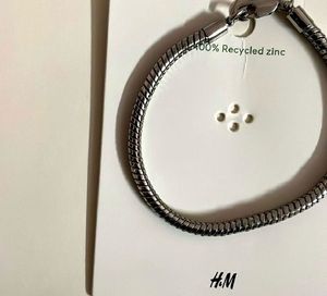 H&M Silver Tone Chain Bracelet