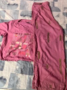 Pink Kurta Set with Palazzo Pants🎀💗wore once