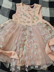 Pretty Peach Party Dress