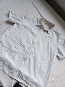 Men's Striped Short Sleeve Shirt