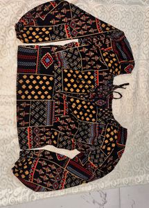 Boho Patchwork Kurta Set
