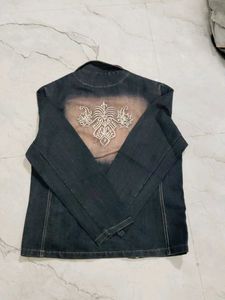 Stylish Men's Denim Blazer