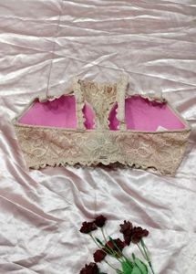 Pink Lace Push-Up Bra