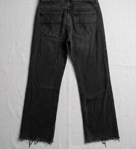 Grey Wash Cropped Denim Jeans