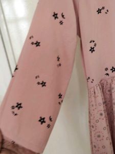 Cute Pink Floral Maxi Dress