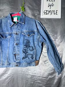 JACK&amp;SONS Vintage Blue Denim Jacket