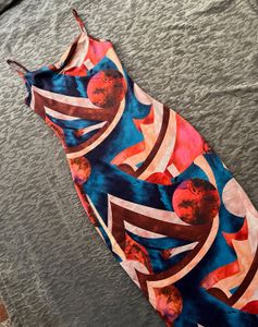 Patterned Bodycon Dress