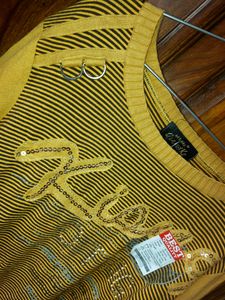 Best Quality Mustard Sweater Top (New)