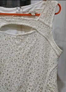 Elegant off white Lace Dress