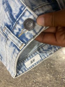 💯 H&amp;m Light Wash Wide Leg baggy Jeans