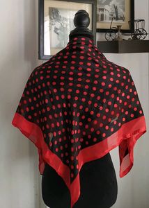 Vintage BALENCIAGA Large Square Scarf