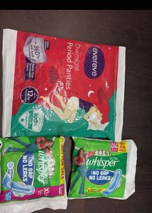 Overnight Period Panties & Pads Bundle