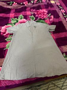 Casual Grey Mini Dress