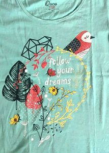 Cute Bird Graphic T-Shirt