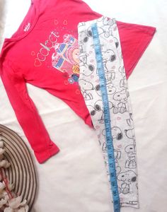 Very Beautiful Girls Red Top And Legging