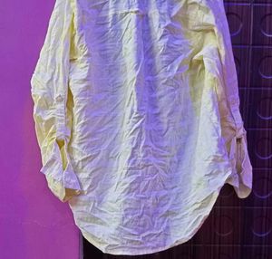 ladies Yellow Casual Shirt