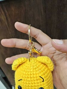 Winnie the Pooh Crochet Bag Charm