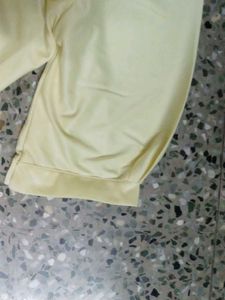 Vintage Lemon Cream Lace Detail Nightgown