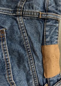 H&amp;M High Waist Vintage Denim Shorts Button Fly
