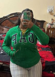 Original Green GAP Zip-Up Hoodie