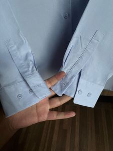 Uniqlo Light Blue Button-Up Shirt