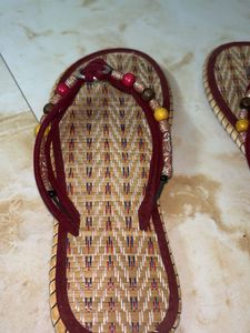 Boho Beaded Flip Flops