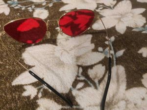 Red Tinted Aviator Sunglasses